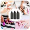 6 szt. Pióro do paznokci 3w1 żel Pióra do lakieru do paznokci Szybkoschnące Długotrwałe Pędzel do malowania graffiti do salonu manicure pedicure dla początkujących