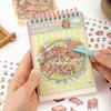 1Set Chinoiserie Theme Landscape Sticker Books Mountain River World Series Diy Decoration Sticker Cartoon Scene Stack Sticker
