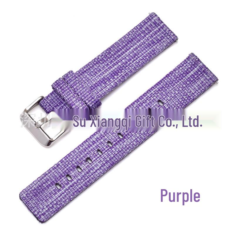 

Nylon Canvas Strap for Samsung Watch5/6 & Huawei GT3/4 (16-24mm) 16mm