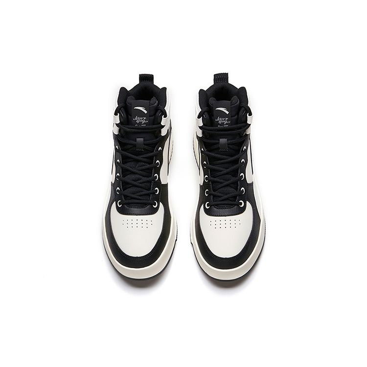 Anta Cushion Men Black Gray Casual Walking Sneakers 912238011-6