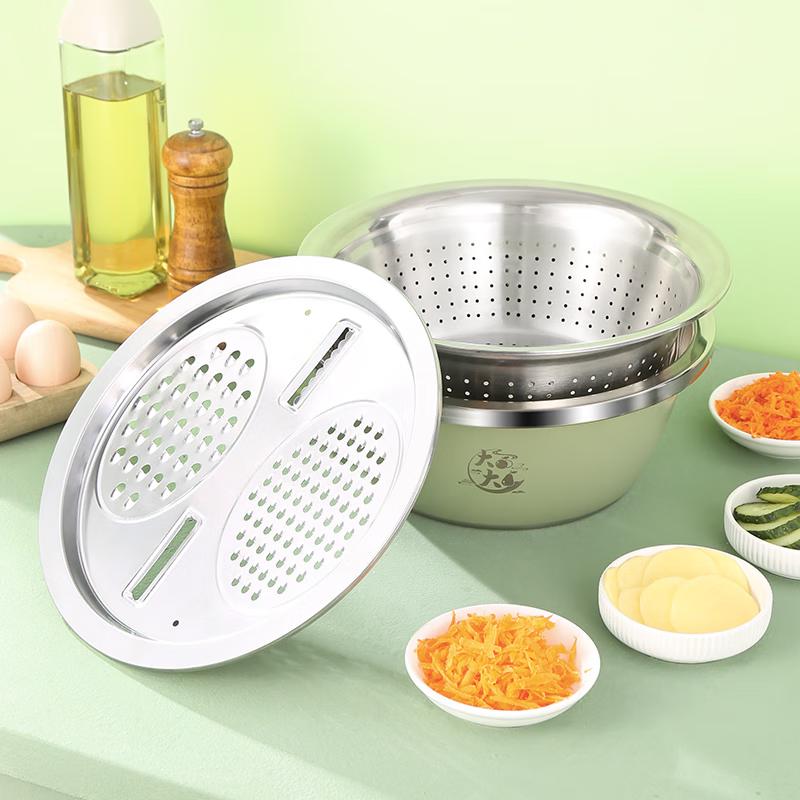 SISTEEL Big Orange & Pear Mixing Bowl Set