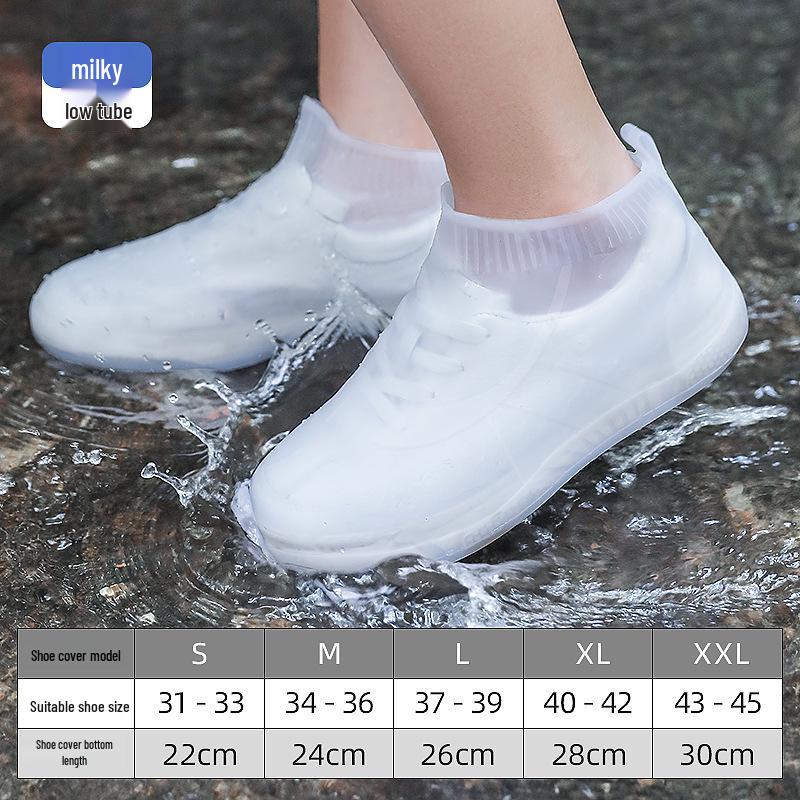 Wasserdichte Rutschfeste Unisex Silikon Regenstiefelüberzieher - Verdickt, Abriebfest, Outdoor-Schutz.
