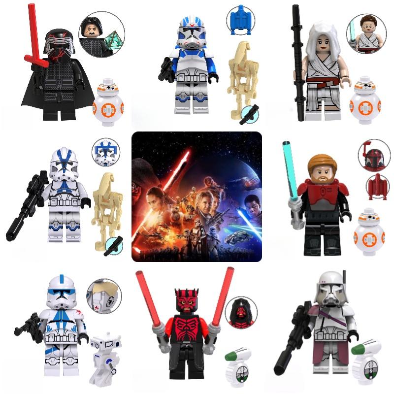 Tv6104 Futuristic Series Commander Ray Kylo Ren Building Block Toy Abs Plastic Diy 0-38 Pieces