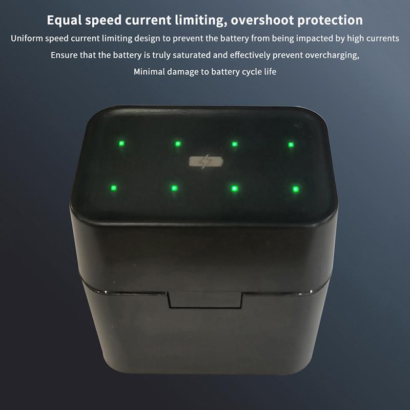 8-Slots 1.5V Aa Battery Charger Type-C Rechargeable Lithium Ion Batteries Intelligent Usb Box For Remote Control Toys Tool