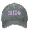 ILLIT Logo Cappellino da Baseball Casual Estivo illit kpop Cappellino Trucker Protezione Solare Kpop Rock Snapback Cappellino Uomo Donna Cappellini da Baseball alla Moda