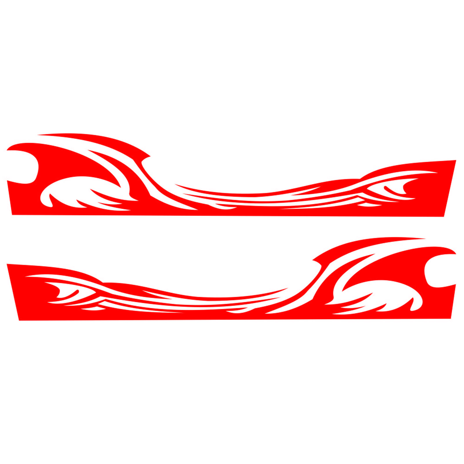 Wave Flame Graphics automašīnas virsbūves sānu
