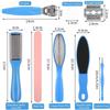 Vitalogy - Pedicure Tools for Feet - 8 in 1 Pedicure Kit | Foot Scrubber for Dead Skin, Callus Remover, Foot Scraper, Foot File, Pitchfork, Filer f