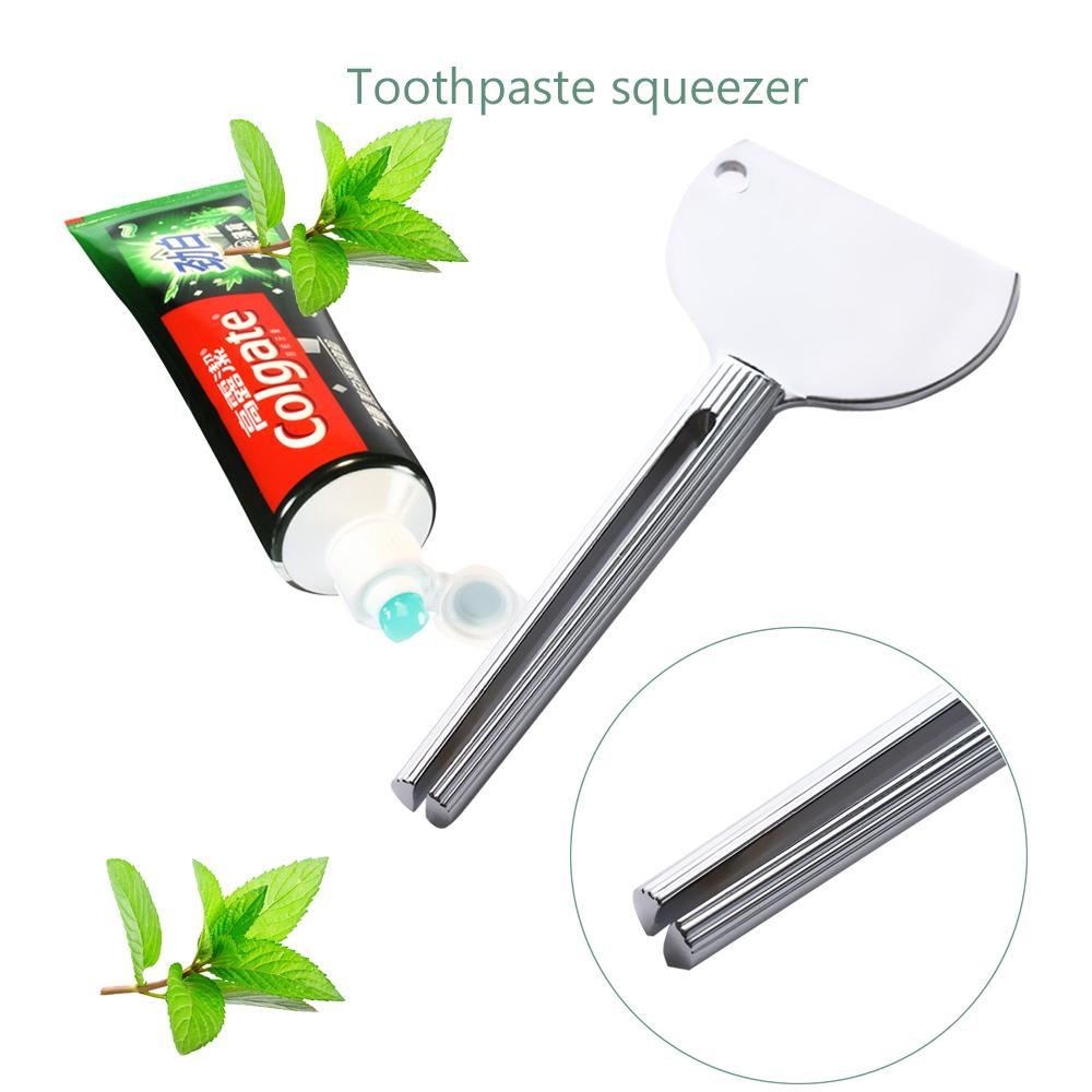 Edelstahl U-Form Metallrohr Zahnpasta Auspresser Spender Salbe Extruder