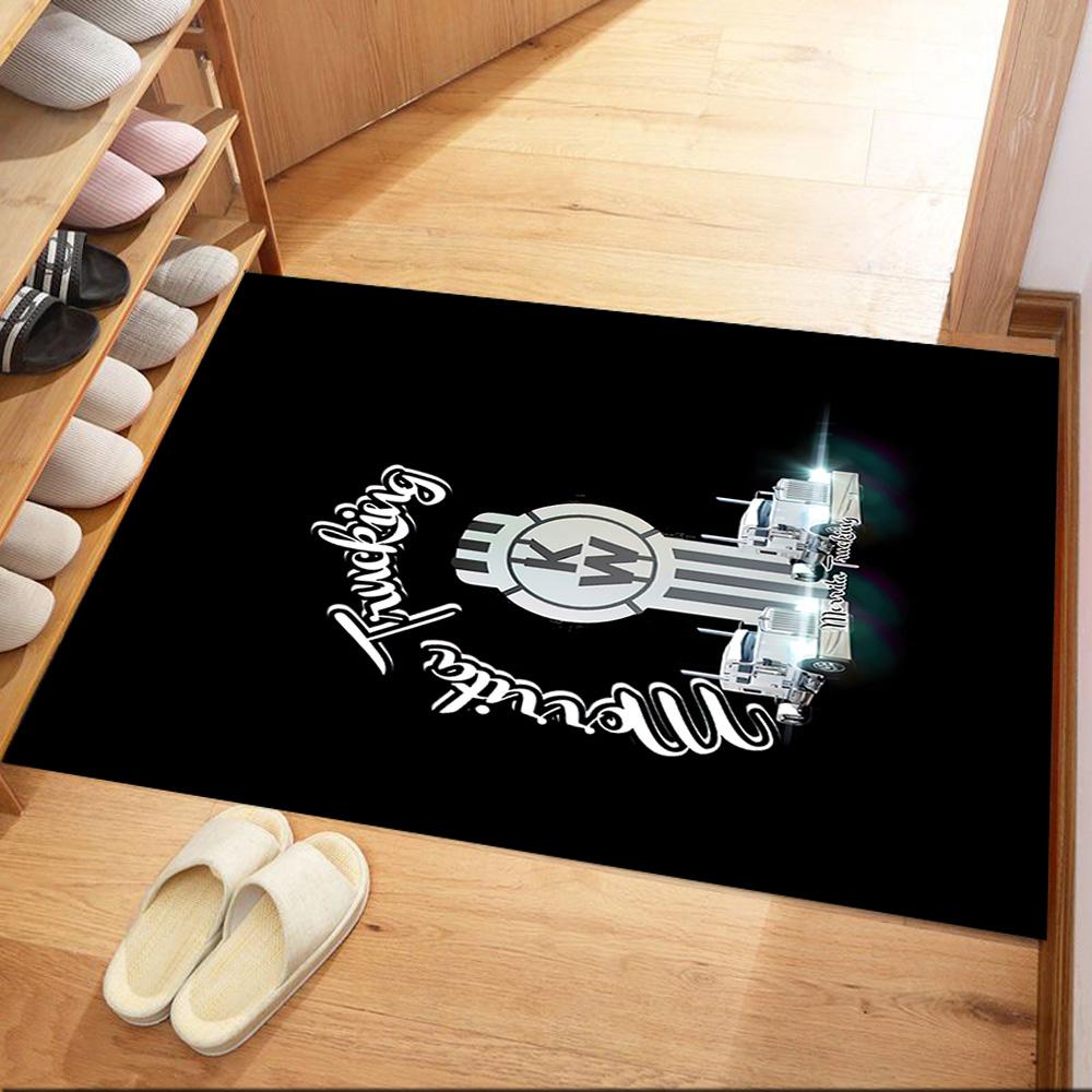 Kenworth Illuminated Logo Sign Square rugs are a great choice for living rooms, bedrooms, home décor, and as gifts.