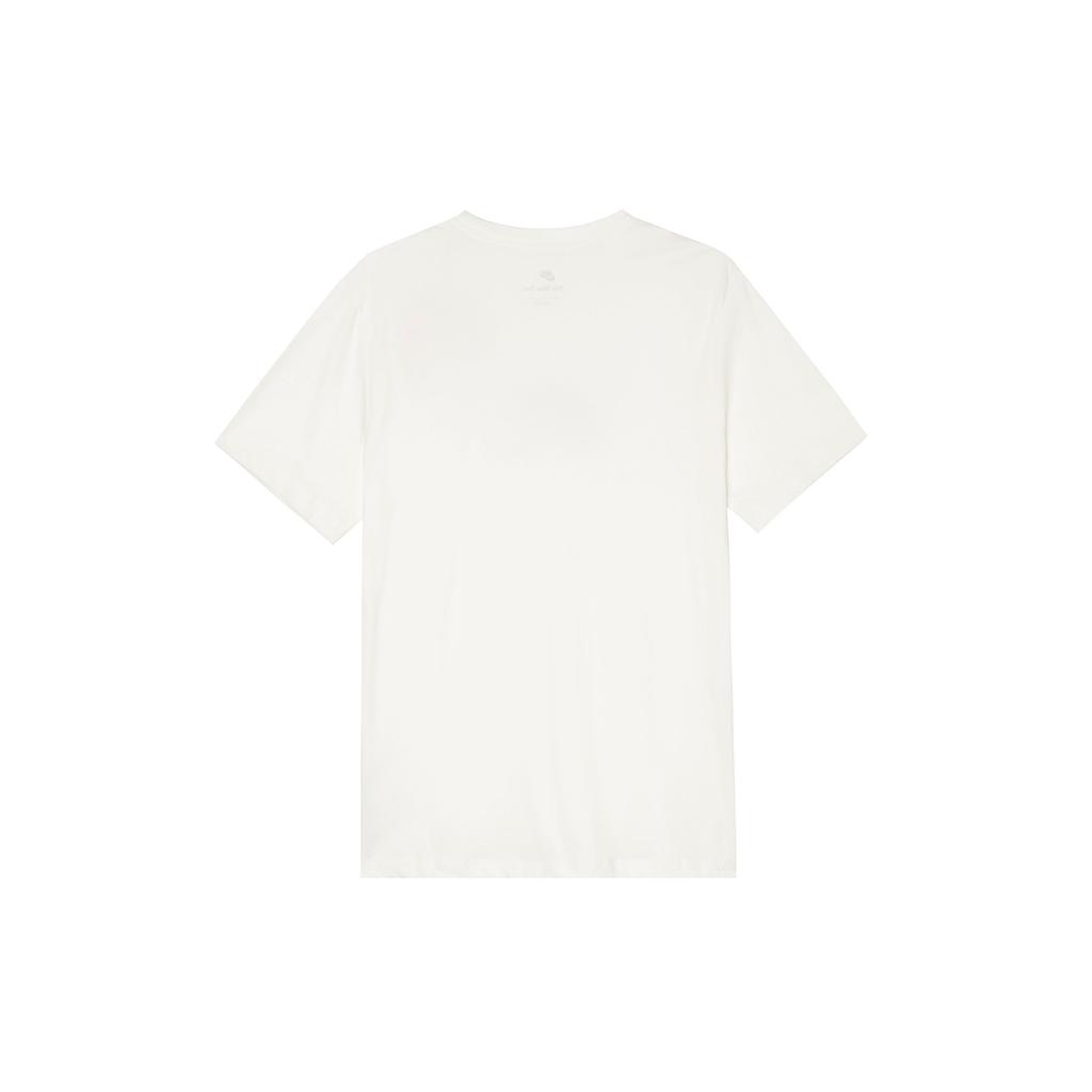 Nike Sportswear Letter Brand Logo Design Breathable Comfortable Pullover Short Sleeve T-Shirt Men T-Shirts Sail FZ5398-133