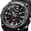 Casio Standard Analog Quartz Watch MW-620H-1AV Men's Black with LED Light