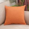 Simple Solid Color Pillow Linen Home Pillow Case Sofa Cushion