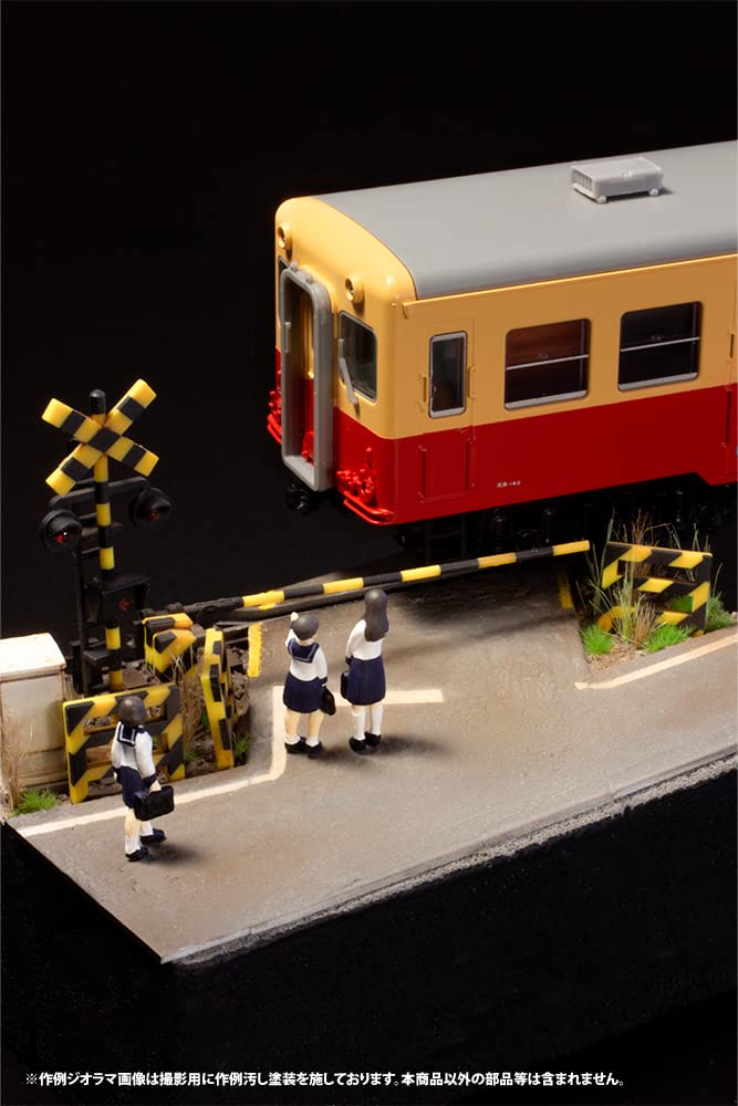 PLUM Railroad Crossing Scale Molding Plastic Kit MS055 1/80 Two-Color