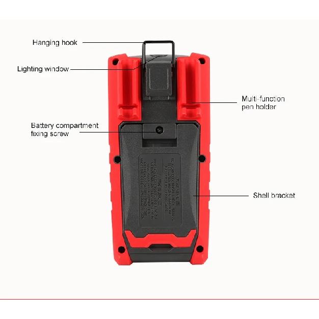 UNI-T Profesional Digital Multimeter UT191T UT191E True RMS DMM 20A Ammeter 600V DC AC Voltage Capacitor 6000 Count Tester