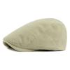 Retro Solid Color Corduroy Beret Hat Adjustable Big Size Newsboy Hat Vintage Style Newsboy Cap Casual Wear