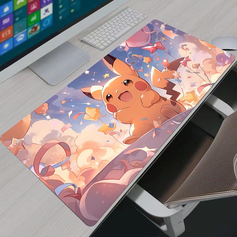 Pokemon Pikachu Mouse pad Professional Esports gamers speed pc Gaming Rubber keyboard notbook desk mat mousepad X