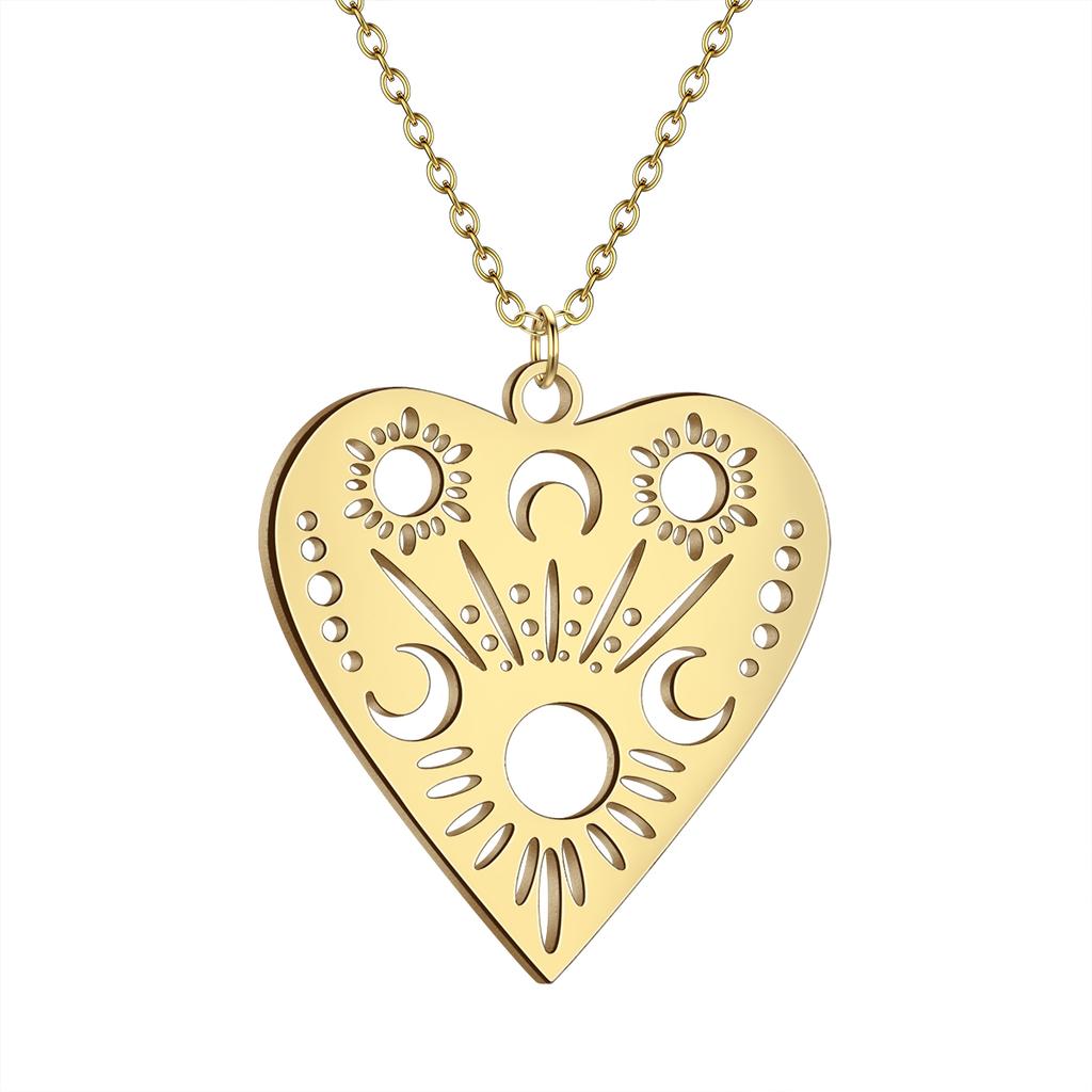 Kinitial Birth Flower Pendants Necklaces For Women Jewelry Ankh Cross Egyptian Leaves Moon Sun Butterfly Chain Choker Collares