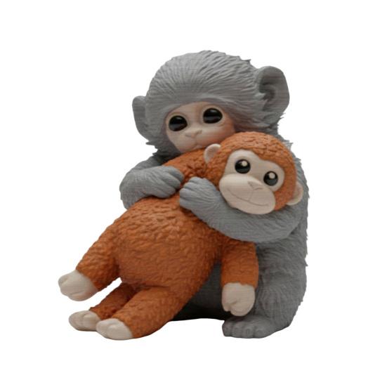 1/2Pcs Keychain Pendant Plush Monkey Charm Key Chain Keys Backpack Purse Car Bag Decoration Mini Accessory