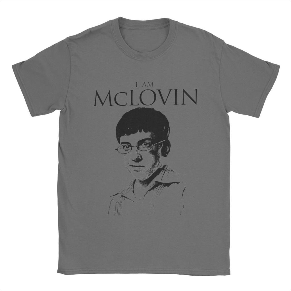 Men Superbad I Am McLovin T Shirts Movie 100% Cotton Clothing Casual Short Sleeve Round Collar Tees New Arrival T-Shirts