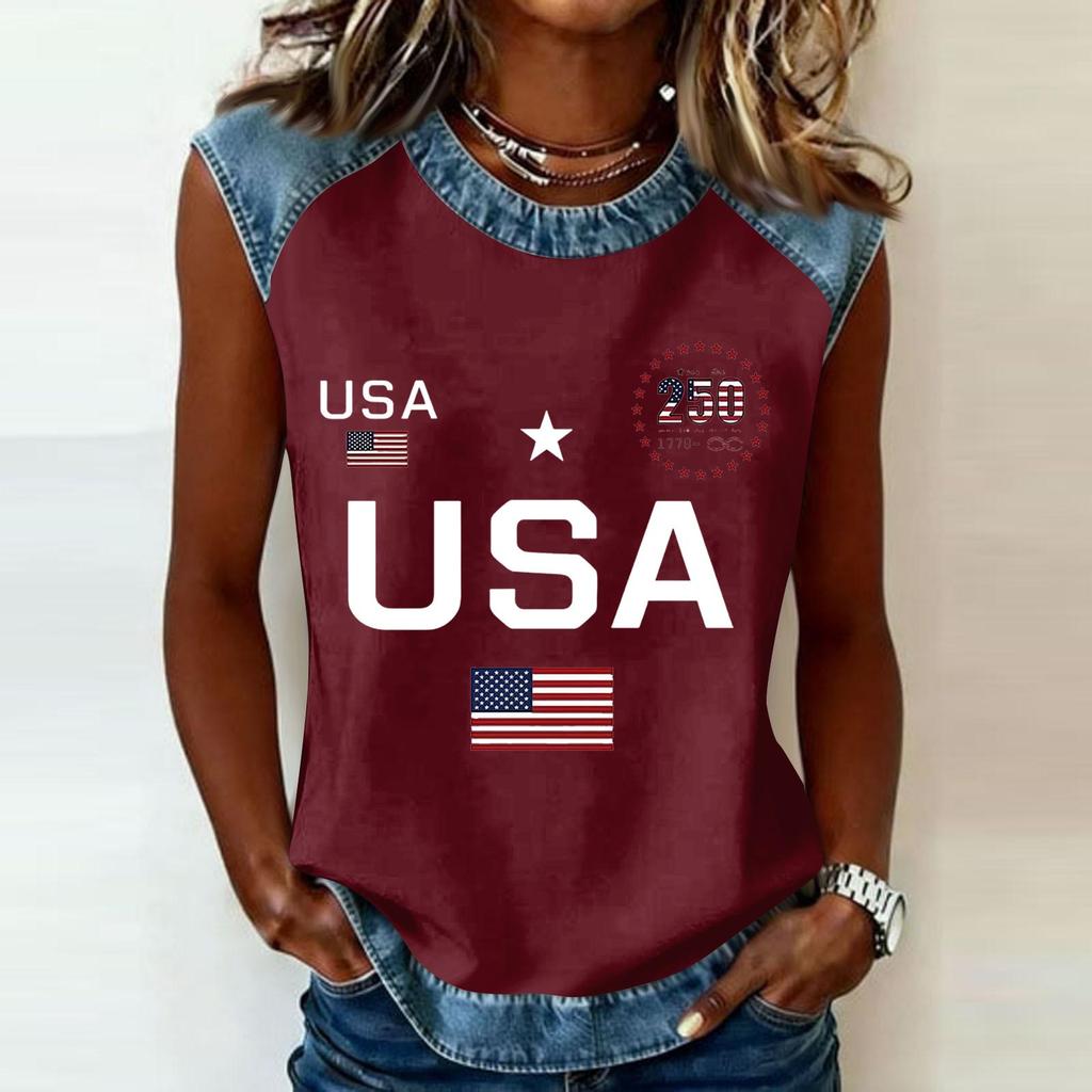 Camiseta informal de manga larga para mujer con cuello redondo y estampado