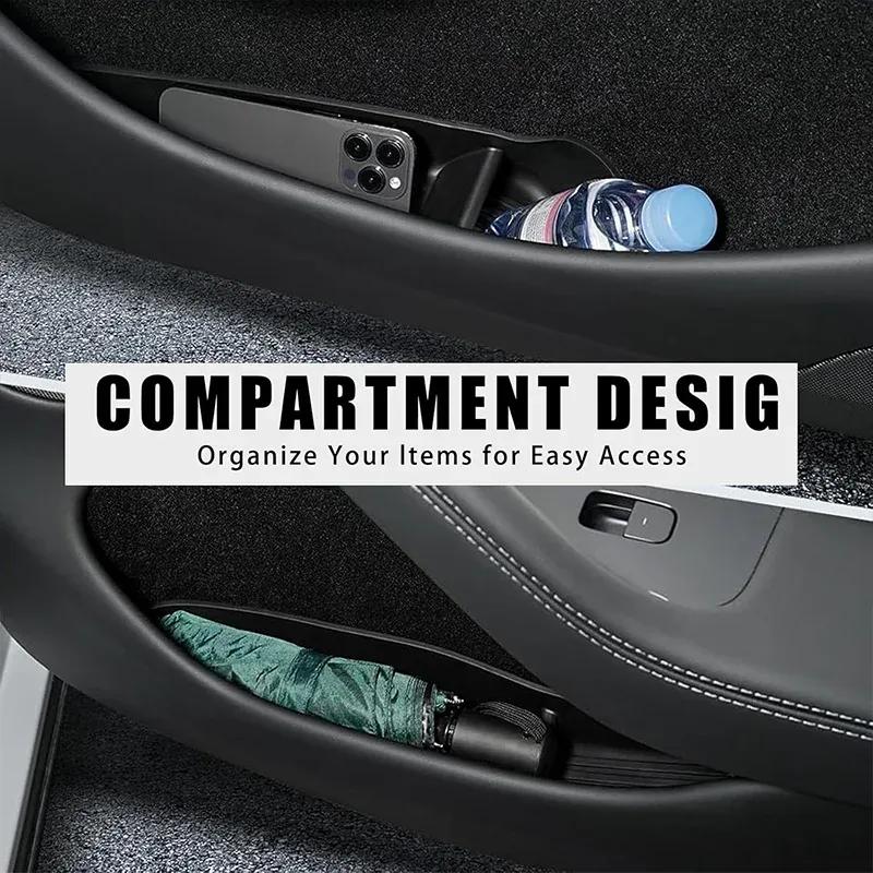 For Tesla Model Y Juniper 2025 2026 Accessories Door Storage Organizer Tray Travel Door Storage Box for Tesla Model Y Juniper