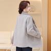 YUZHAOLIN Women's Plus Size Autumn/Winter Casual Lapel Cardigan