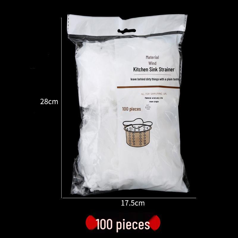 **Aquarium & Küche Anti-Verstopfungs Einweg-Filternetz für Spüle & Abfluss**