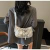 Fashion Bowknot Shoulder Bag With Nylon Material For Daily Use