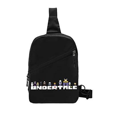 JMI Undertale Body Bag, Shoulder Bag, Large Capacity, Waterproof, Lightweight, Crossbody Bag, One-Shoulder Bag, for Sports, Outdoors, Cycling, Casual,