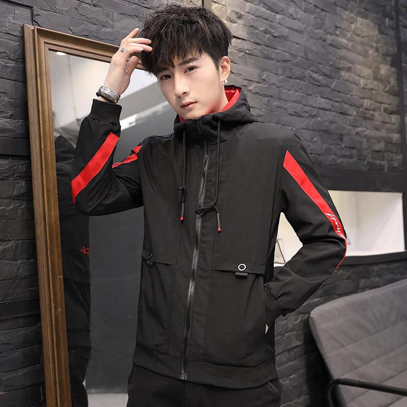 Autumn Coat Men's Spring and Autumn New Men's Korean Style Trendy Autumn and Winter Tops Loose and Easy To Wear Casual Jackets
