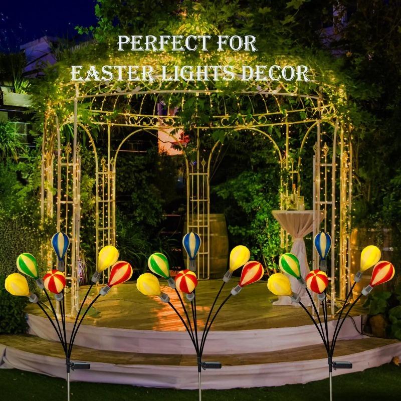 High-quality Balloon Lights Garden Waterproof Outdoor Solar Lights Easter Halloween Decorative Lights Atmosphere Lights  Courtyard Lights