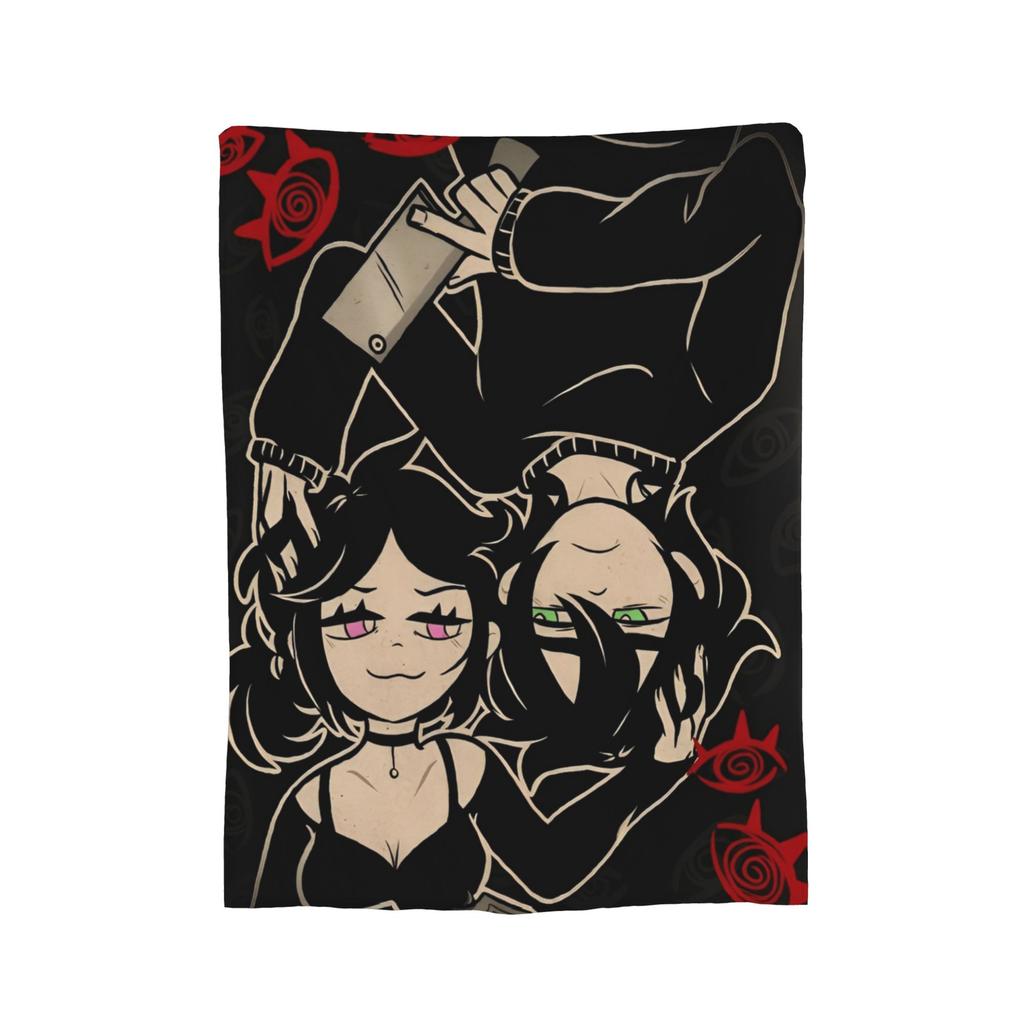 Ashley and Andrew Velvet Throw Blankets The Coffin of Andy and Leyley Modern Blanket for Bed Couch Super Warm Bedroom Quilt,