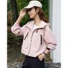 Demana Tech-Proof Petite Hooded Color-Block Outdoor Jacket