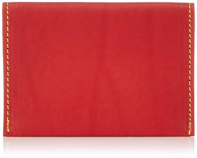 Gulfstream Business Card Holder Slim Genuine Leather Red RZ-CAS-02