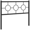 Replacement Headboard Metal Black 107 Cm
