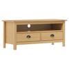 TV Unit Hill Range Honey Brown 110x40x47cm Solid Pine Wood