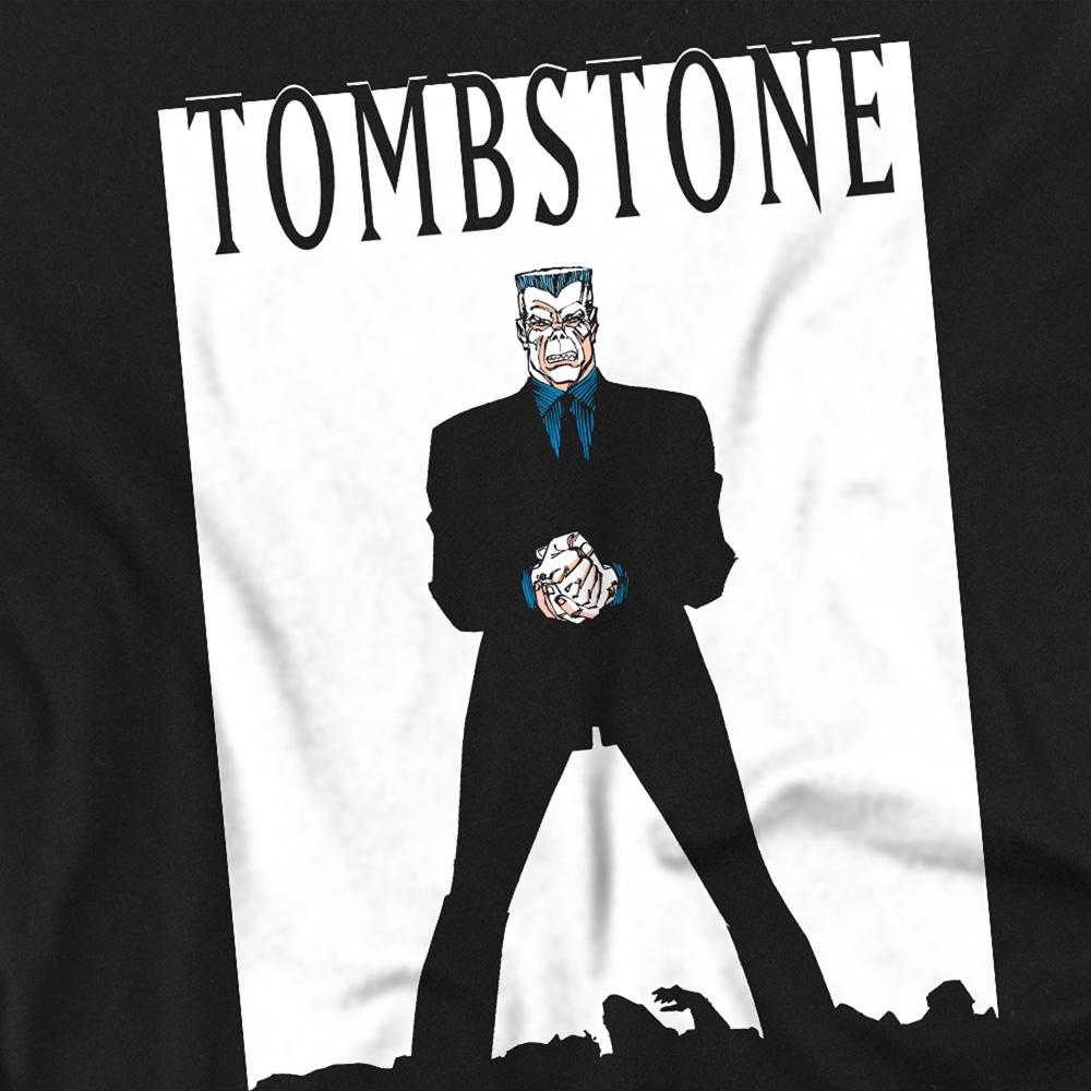 Marvel Unisex Adult Retro Tombstone Cover T-Shirt