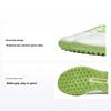 Li Ning Kids Sports Trend Rebound Wear Resistant Lightweight Non Slip Football Shoes Kids Football Shoes White Green YSTT002-1