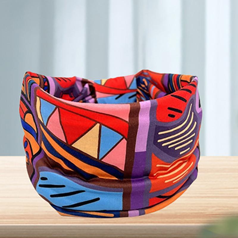 

Модная хлопковая эластичная повязка на голову с африканским узором и принтом в виде крученой резинки для волос, широкие повязки для волос, бандана, тюрбан, повязка на голову A12