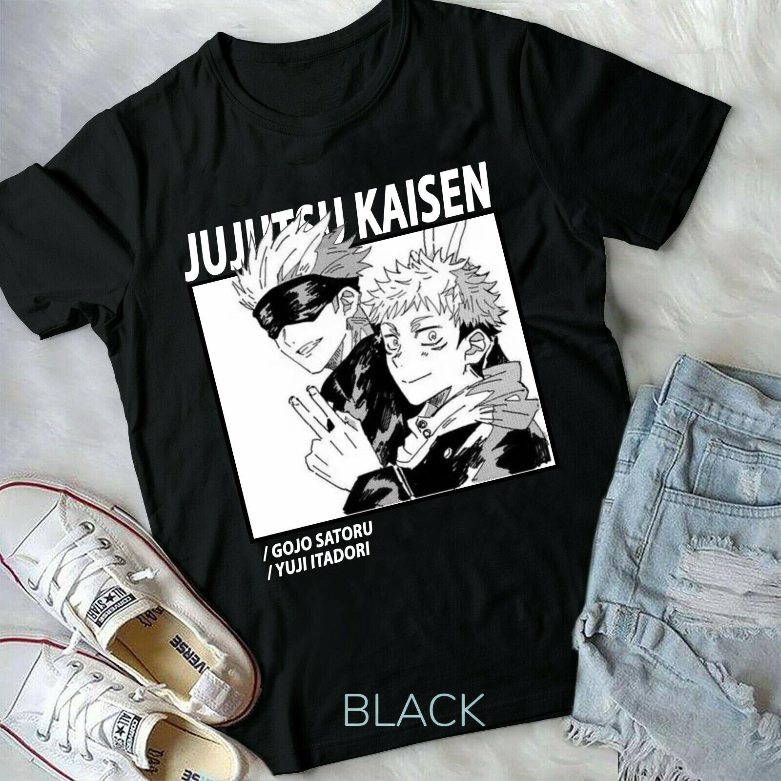 Jujutsu Kaisen T-Shirt, Anime, Gojo and Yuji Jujutsu Kaisen Merch T-Shirt Unisex T-Shirt XXXXL