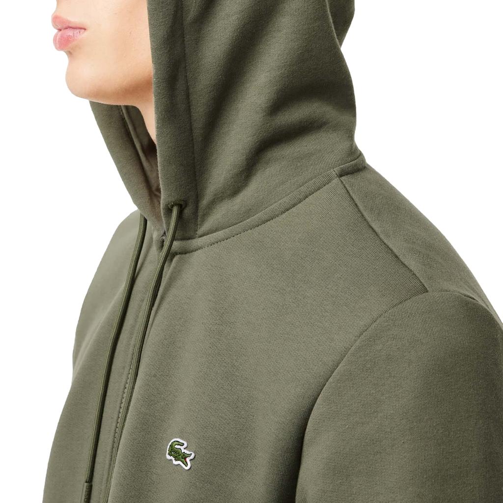 Lacoste Men's Organic Cotton Full Zip Hoodie