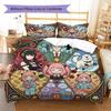 Anya Forger Pattern Bedding Quilt Set Quilt Cover Pillowcase Home Decoration Birthday Gift (1 * duvet cover + 2 * pillowcase, without core)