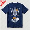 Halloween Skeleton Baby Rib Cage Tshirt Funny Maternity Pregnant Pumpkin TShirt Women Halloween Casual Tee Unique Design Tops