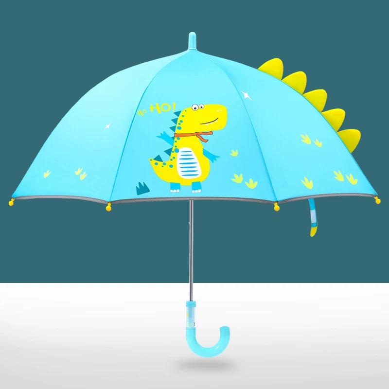 Children's Umbrella Kindergarten Baby Boys and Girls Child Student Cartoon School Small Umbrella Lightweight Dinosaur Unicorn Umbrella