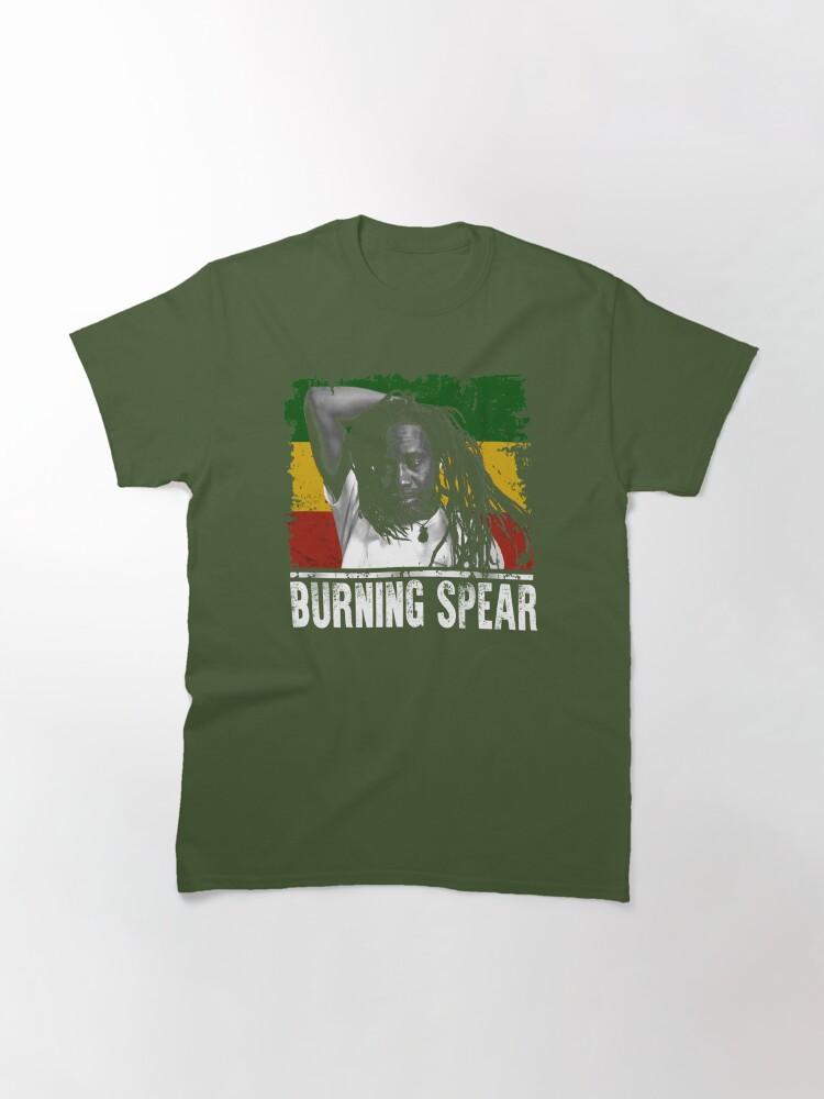 Burning Spear Grafica Amore Arti Brucianti Lancia Cantante Giamaicano T-Shirt Classica