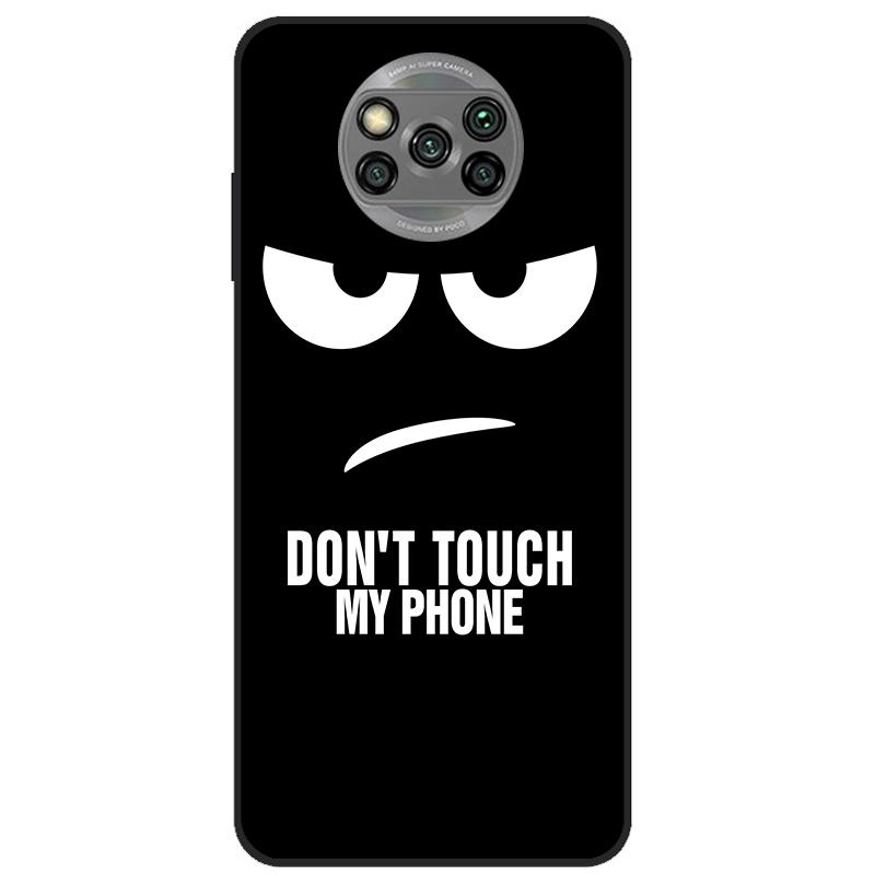 Para Xiaomi Poco X3 Pro Funda de silicona suave Lobo León Funda de teléfono para Poco X3 NFC Funda TPU negro Funda para Poco X 3 GT PocoX3 Pro