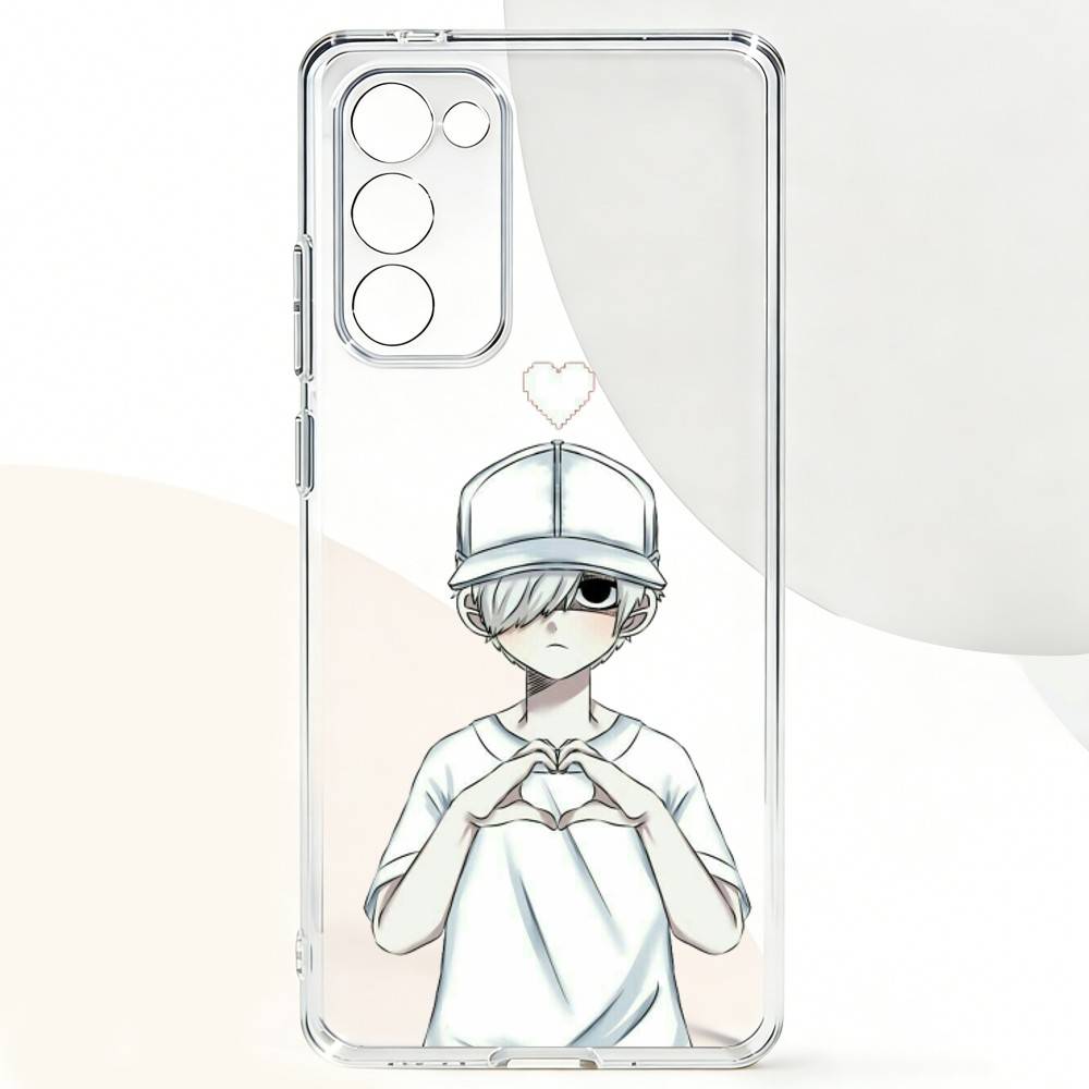

Manga C-Cells at Work Phone Case For Samsung Galaxy A,71,70,52,51,40,31,50,50S,30S,21S,12,10,Note20ultra Transparent Cover Samsung a70