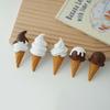 Summer Chocolate Ice Cream Refridgerator Magnets Cute Fridge Stickers Food Magnetic Buckle For Kitchen Home Decoration