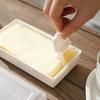 1Pc Butter Dish with Cover Butter Fresh-keeping Box with Cutter Slicer Countertop Butter Box for Home Cheese Storage Box