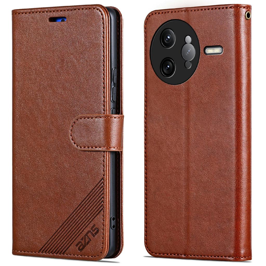 AZNS For Xiaomi Poco F7 Ultra 5G/Redmi K80 Pro 5G Case Anti-Scratch PU Leather Stand Wallet Phone Cover